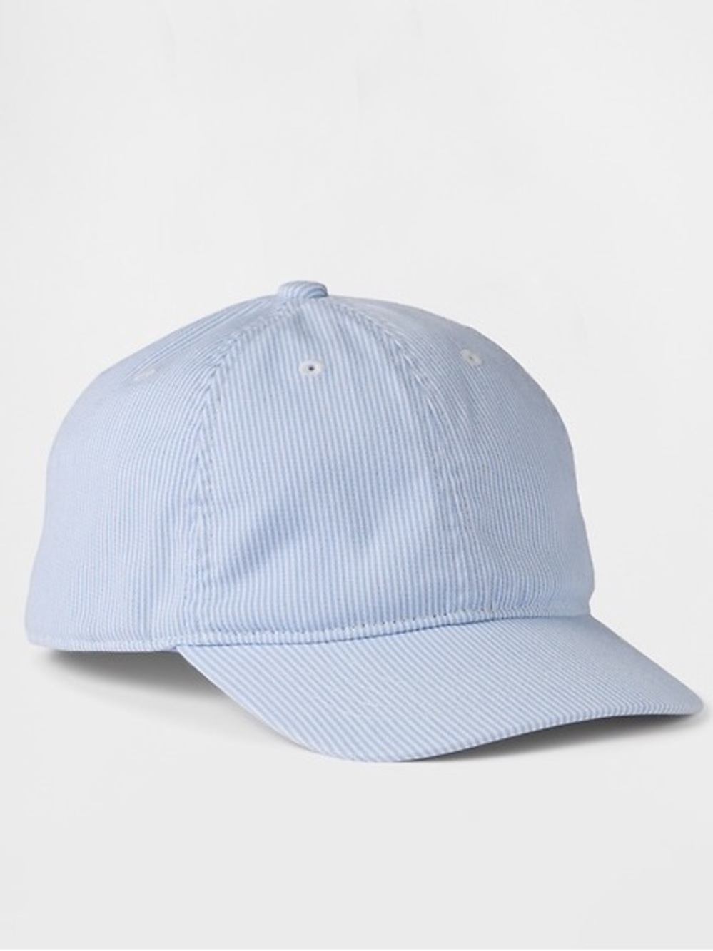 GAP Kids Blue White Pinstripe Baseball Cap